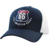 Casquette Snapback Route 66 Bleu & Blanc - Kbthos
