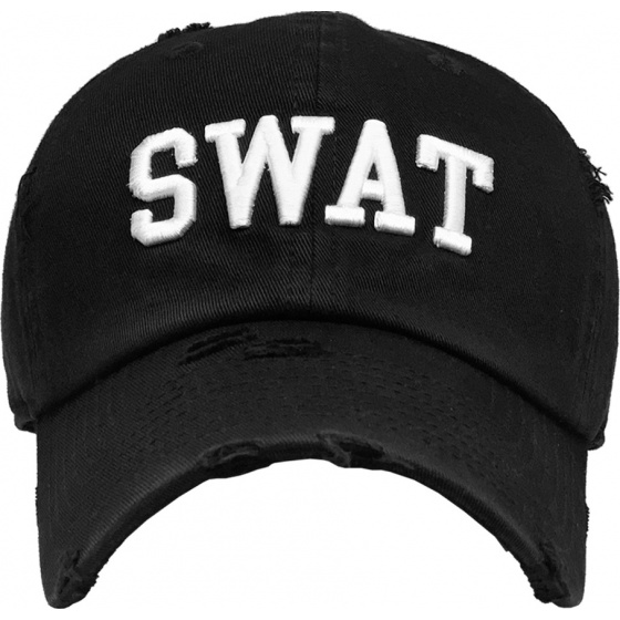 Casquette Americaine Swat Cotton Noir - Kbthos