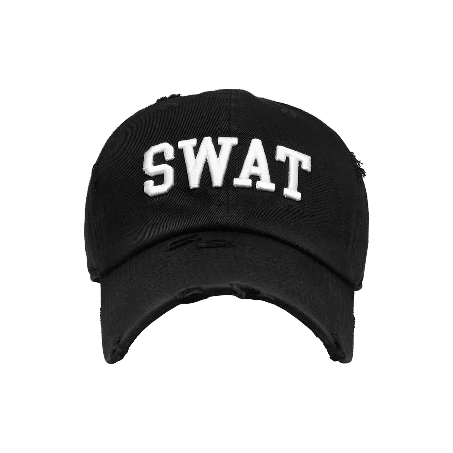 Casquette Americaine Swat Cotton Noir - Kbthos  Reference : 18885| Chapellerie Traclet