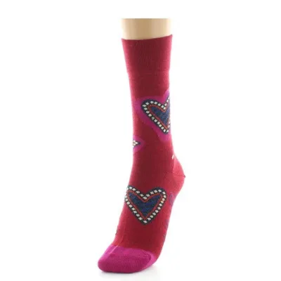 Women's Wool Heart Socks Made in France - Berthe   Reference: 18900| Chapellerie Traclet