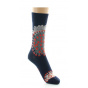 Women's Coral Wool Socks Made in France - Berthe