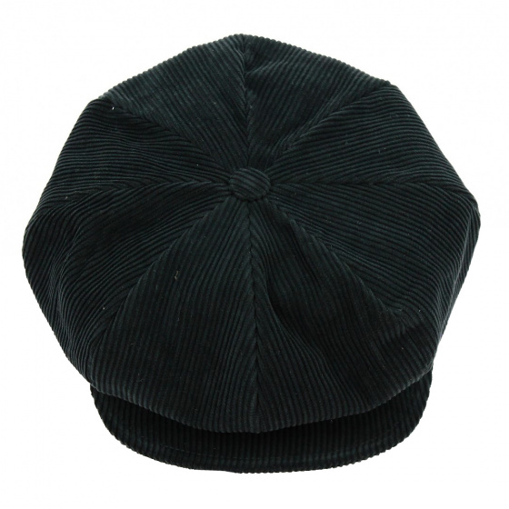 Casquette Gavroche La Jota velours Noire - Traclet