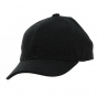 Black Wool Panno Baseball Cap - Traclet