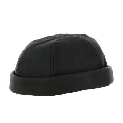 Bonnet Docker Koyoon Cuir - Traclet Reference : 18907 | Chapellerie Traclet
