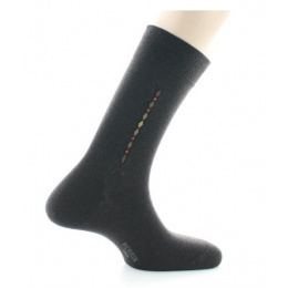 Men's Black Wool Socks Made in France - Perrin