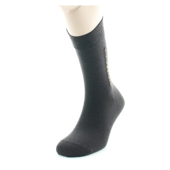 Men's Black Wool Socks Made in France - Perrin