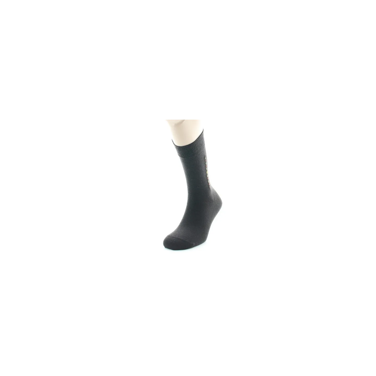 Men's Black Wool Socks Made in France - Perrin Reference: 18909| Traclet Hat Shop