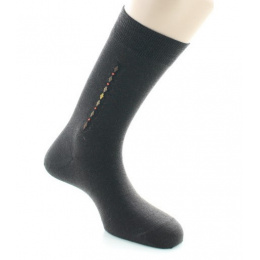 Chaussettes Hommes Noir Laine Made in France - Perrin