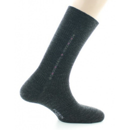 Men's Socks for Sensitive Legs Anthracite Made in France - Perrin