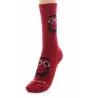 Dagobert Red Cotton Owl Socks Made in France Reference: 18912| Chapellerie Traclet