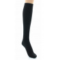 High Low Socks Wool Black Made in France - Perrin