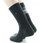 Set of 2 Men's Anthracite Wool Socks Made in France - Perrin