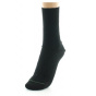 Women's Organic Wool Black Socks Made in France - Perrin