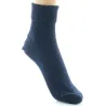 Women's Organic Wool Navy Socks Made in France - Perrin Reference: 18919| Traclet Hat Shop
