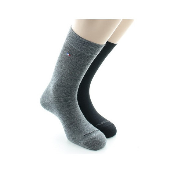 Lot 2 Chaussettes Hommes Unie Laine Made in France - Perrin Lot 2 Chaussettes Hommes Unie Laine Made in France - Perrin