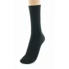 Women's Ribbed Glitter Black Socks Made in France - Perrin Perrin Reference: 18922 Chapellerie Traclet