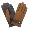 Gants Cuir Agneau Bicolore - Glove story Référence : 15084