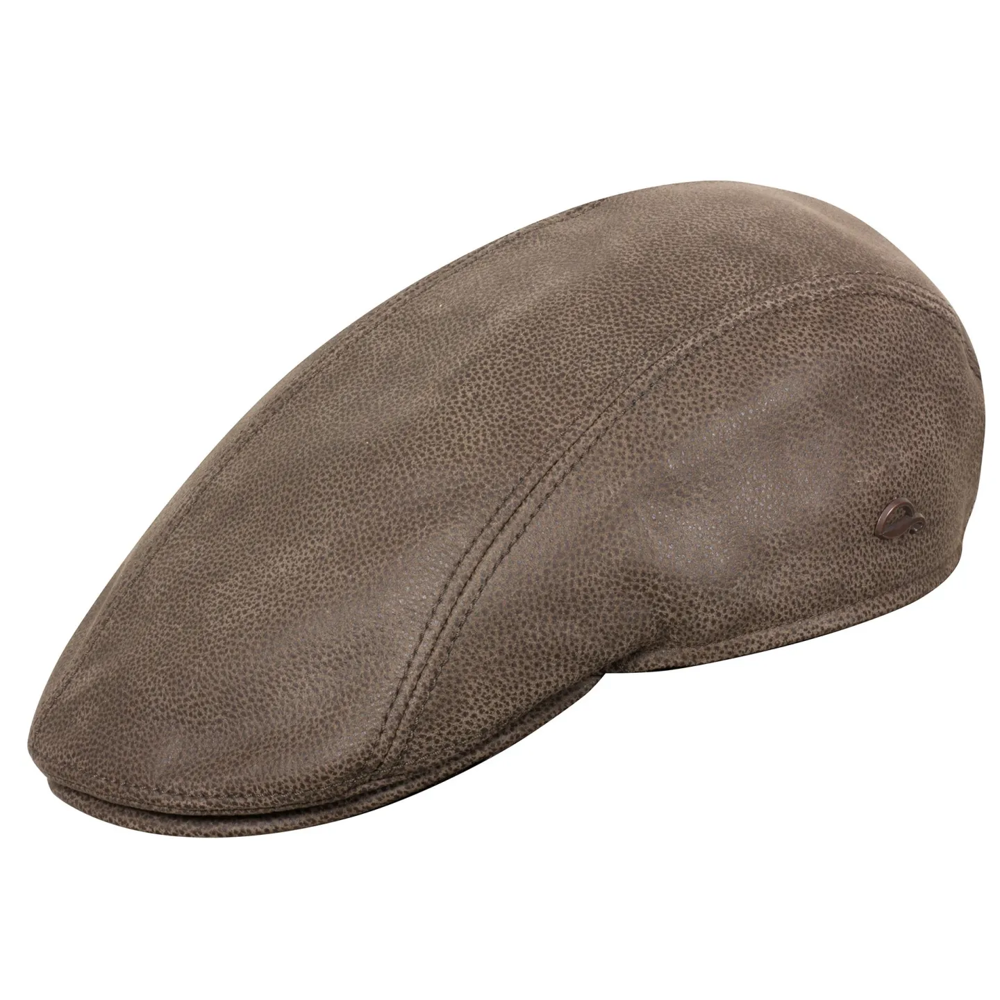 Jackson Domed Leather Cap in Brown - Göttmann Reference: 17253 | Traclet Hat Shop
