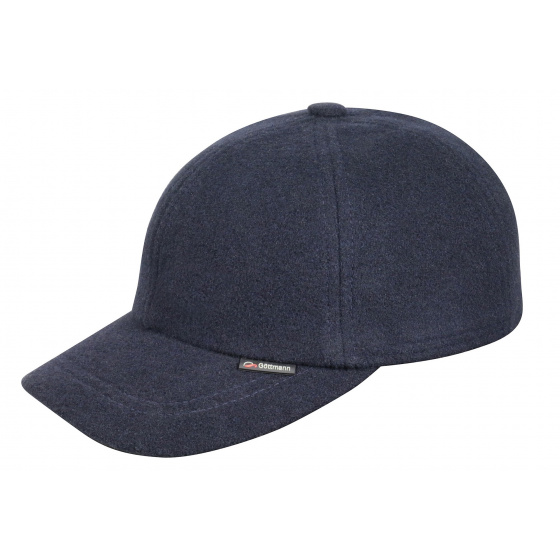 Casquette Cache-Oreilles Jockey Laine Marine - Göttmann