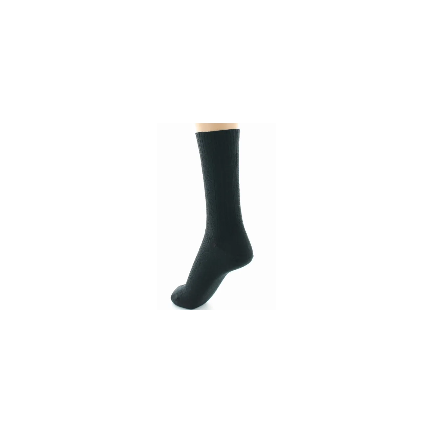 Sensitive Legs Elastic-Free Black Socks Made in France - Perrin Reference: 189237| Chapellerie Traclet