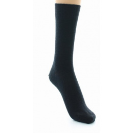 Non-elastic Sensitive Leg Socks Navy Made in France - Perrin