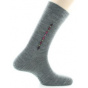 Chaussettes Hommes Gris Laine Made in France - Perrin