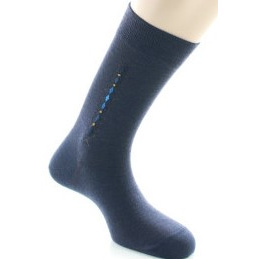 Chaussettes Hommes Marine Laine Made in France - Perrin