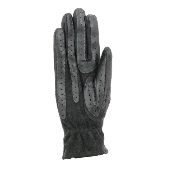 Gants Polyester Tactile Gris - Isotoner