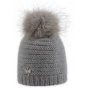 Grey Naiade Pom-Pom Beanie - Pipolaki