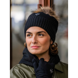 Giulia Strass Black Beanie - Pipolaki