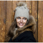 Giulia Etoile Grey Pompon Beanie - Pipolaki