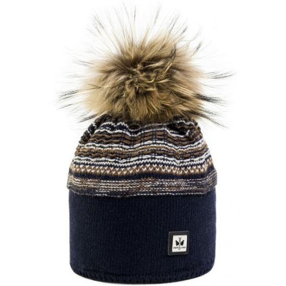 Navy Verone Pompom Beanie - Pipolaki