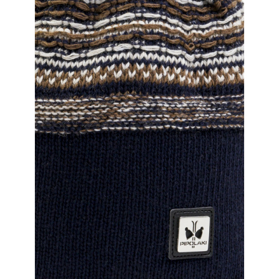 Navy Verone Pompom Beanie - Pipolaki