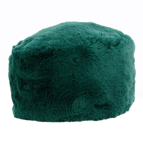 Green Courchevel Fur Hat - Traclet