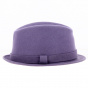 Colored Wool Trilby Hat - Traclet