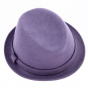 Colorful Wool Trilby Hat - Traclet