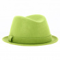 Colored Wool Trilby Hat - Traclet