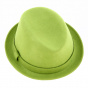 Colored Wool Trilby Hat - Traclet