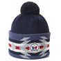 Navy Charles Pompom Beanie - Pipolaki