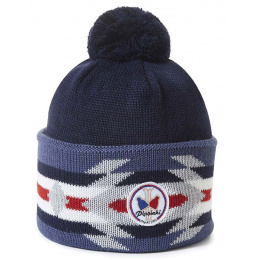 Navy Charles Pompom Beanie - Pipolaki
