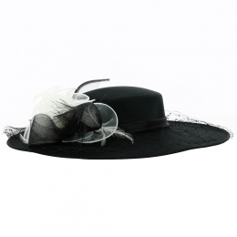 Marinas Black Ceremonial Hat - Traclet