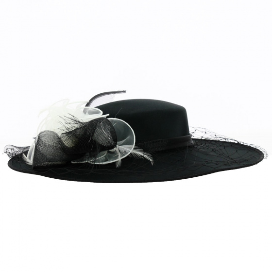 Marinas Black Ceremonial Hat - Traclet