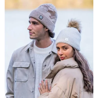 Bonnet Ennio Laine & Soie Beige - Pipolaki