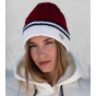 Red & White Arasi Beanie - Pipolaki