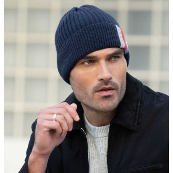 Men's Beanie Terano Navy - Pipolaki