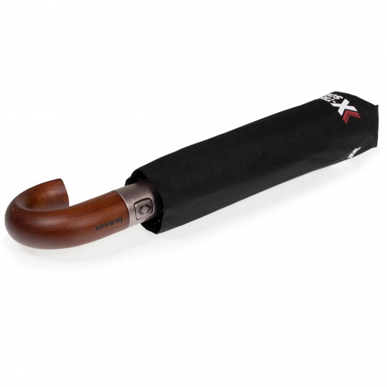 Parapluie Crook Bois Noir - Isotoner