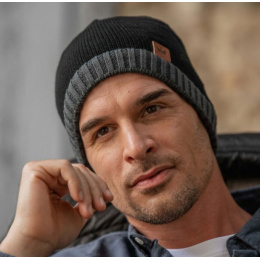 Men's Mesa Black Beanie - Pipolaki