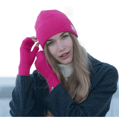Women's Celeste Pink Beanie - Pipolaki Reference: 18960| Traclet Hat Shop