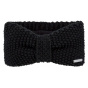 Nunka Knit Bow Headband Black - Pipolaki