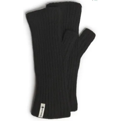 Alix Black Fingerless Gloves Made in France - Pipolaki Reference: 18963 | Chapellerie Traclet